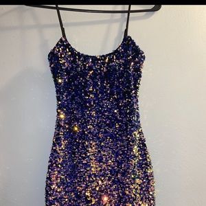 Purple Sequin dress
